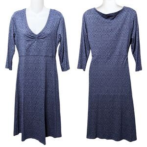 TOAD&CO Rosalinda Slate Blue Nordic Dress M